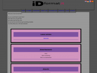 idformat.it Webseite Vorschau