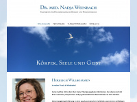 psychotherapie-weinbach.de Webseite Vorschau