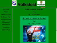 volksfest-bodenkirchen.de Webseite Vorschau