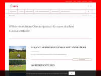 oefv.ch Webseite Vorschau