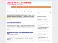 sozialepolitikunddemokratie.de Webseite Vorschau