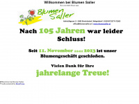 blumensaller.at Webseite Vorschau