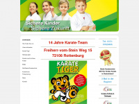 rottenburg-karate.de Webseite Vorschau