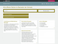 baukader-jobs.ch Webseite Vorschau