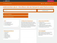 elektromonteur-job.ch Webseite Vorschau