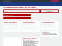 servicetechniker-jobs.ch Webseite Vorschau