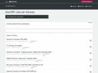 erp-jobs-schweiz.ch Webseite Vorschau