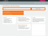software-job.ch Webseite Vorschau