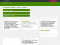 reiseberater-jobs.ch Webseite Vorschau