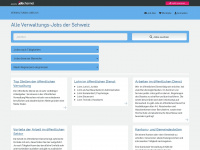 verwaltungs-jobs.ch Webseite Vorschau