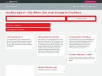 chauffeur-jobs.ch Webseite Vorschau