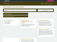 logistiker-jobs.ch Webseite Vorschau