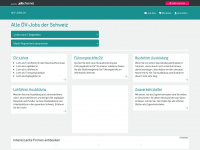 oev-jobs.ch Webseite Vorschau