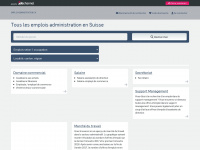 emploi-administration.ch Webseite Vorschau