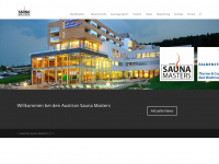 saunamasters.at Webseite Vorschau