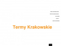 termykrakowskie.pl Webseite Vorschau