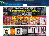 imusic.no Webseite Vorschau