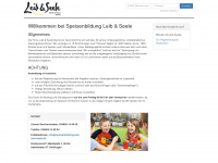 speisenbildung-leib-und-seele.de Webseite Vorschau