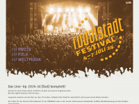 rudolstadt-festival.de Webseite Vorschau