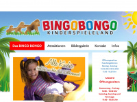 bingobongo-spieleland.de Webseite Vorschau