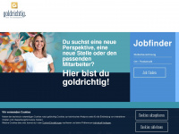 goldrichtig-personal.de Webseite Vorschau