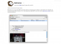 mailcatcher.me Webseite Vorschau