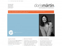 dorismaertin.com Webseite Vorschau