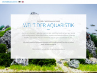 welt-der-aquaristik.com Webseite Vorschau