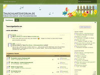 tauschgartenforum.de Webseite Vorschau