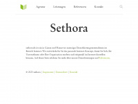 sethora.de Webseite Vorschau