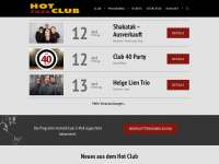 hotjazzclub.de Webseite Vorschau