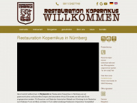 restauration-kopernikus.de Webseite Vorschau