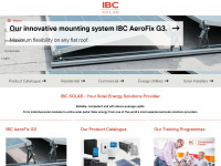 ibc-solar.com Webseite Vorschau