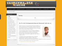 vahrenwalder-kirche.de Webseite Vorschau