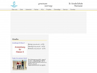 st-ursula-schule-hannover.de Webseite Vorschau