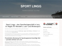 sport-lingg.de Webseite Vorschau