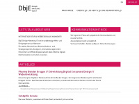 dbje.de Webseite Vorschau