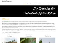african-dreams.biz Webseite Vorschau