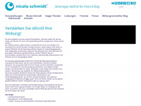 schmidt-nicola.de Webseite Vorschau