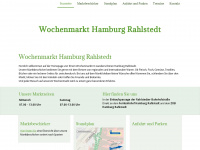 wochenmarkt-rahlstedt.de Webseite Vorschau