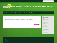 gruene-lk-ks.de Webseite Vorschau