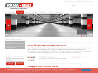 pana-med-industrial.de Webseite Vorschau