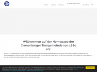 cronenbergertg.de Webseite Vorschau