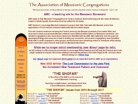 messianicassociation.org Webseite Vorschau
