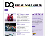 duesseldorf-queer.de Webseite Vorschau