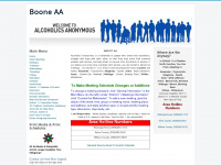 booneaa.org Webseite Vorschau