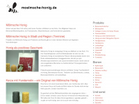 moelmsche-honig.de Webseite Vorschau