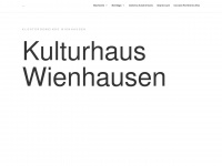 kulturhaus-wienhausen.de Webseite Vorschau