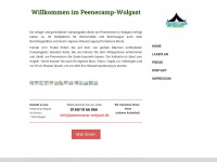 peenecamp-wolgast.de Webseite Vorschau