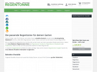 regentonne-regenfass.de Webseite Vorschau